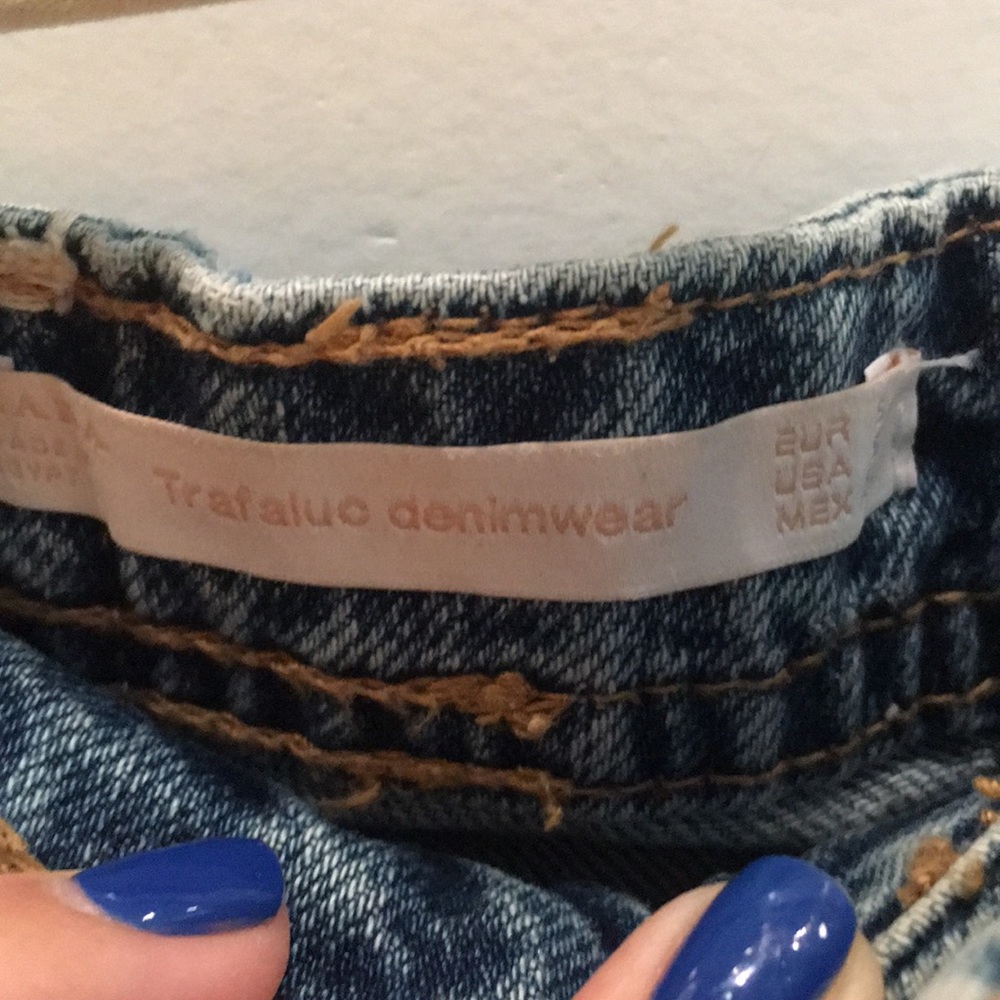 Zara deconstructed denim skirt - Picture 5 of 5